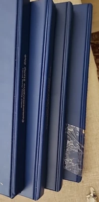 3 USPS Commemorative Stamp Club Albums w/ MINT stamps 1986-1990 - Image 1 of 4