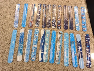 Pulseiras de pressão de Natal desenhos de Natal Papai Noel boneco de neve renas 42 - Imagem 1 de 4