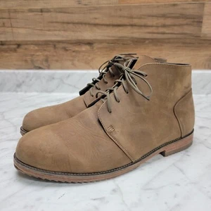 Nisolo Mens Size 9 light Brown Leather Everyday Chukka Boots - Picture 1 of 13