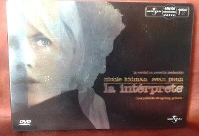 DVD LA INTERPRETE STEELBOOK - NICOLE KIDMAN - ENVIO CERTIFICADO INCLUIDO - Imagen 1 de 2