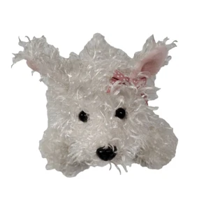 Ganz Webkinz HM106 White Terrier Dog Puppy Plush Stuffed Animal No Code 9 Inch - Picture 1 of 12