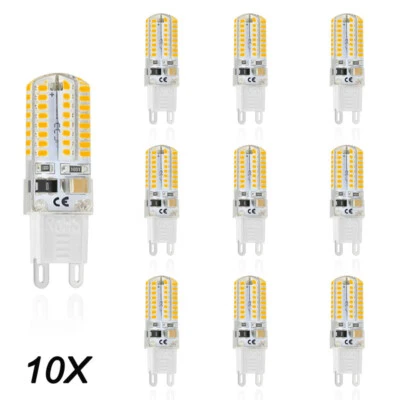 10X G9 LED Bulbs 5W COB Blanc chaud Lumière warm white SMD 3014 High Power Lampe - Photo 1/4