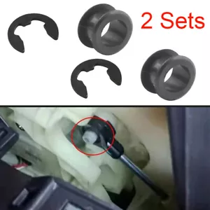 2 Sets for Hyundai Automatic Transmision Shift Shifter Cable Bushing Replacement - Foto 1 di 7