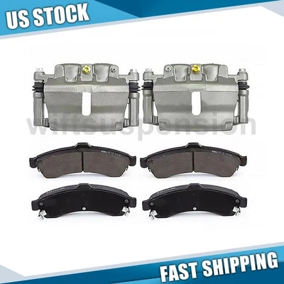 Pinzas de freno delanteras + pastillas de freno de cerámica para Isuzu Ascender 4,2 L 2006 Foto 1 de 4