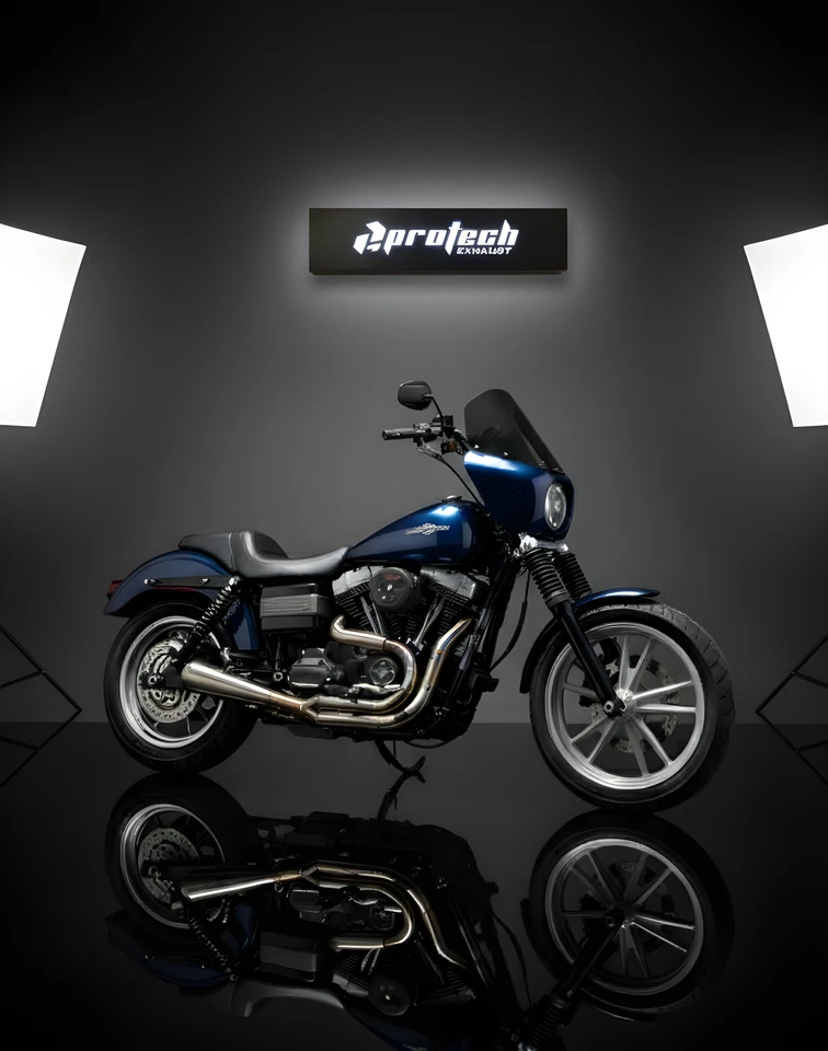 Silenciador de tubo de escape 2-1 Harley-Davidson Dyna CVO Fat Bob FXDFSE Foto 1 de 4