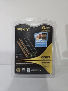 PNY 8GB 2x4GB Dual Channel PC Memory Kit DDR3 PC3-10666 - Picture 1 of 2