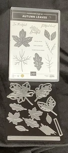 Juego de estampillas de hojas de otoño estampación y hojas de otoño troqueles otoño - Imagen 1 de 2