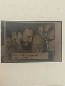 Nikita Chruschtschow und Fidel Castro Filmdia Kommunismus Kuba UdSSR Geschichte selten - Bild 1 von 5