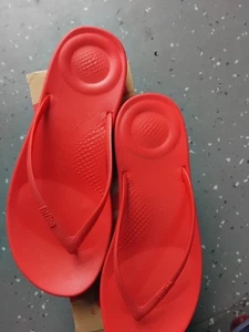 Rote Fitflop Sliders Größe UK 6 neu im Karton - Bild 1 von 3