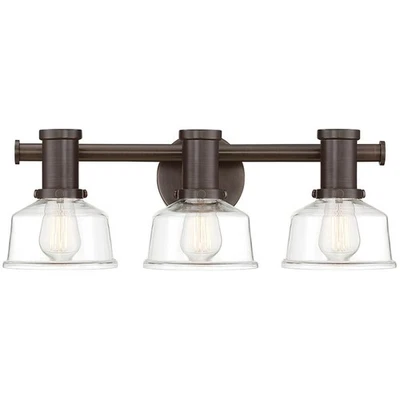 Tocador de baño Designers Fountain 96503-SCB Carson luz cobre satinado bronce Foto 1 de 2