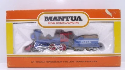 Mantua HO Diecast 4-4-0 Virginia Truckee V&TRR General Locomotive Tender 307-43 - Image 1 of 4