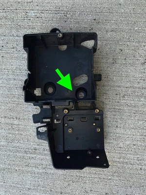 2008-2013 Ducati 848 Plastic BATTERY Tray cover - Image 1 of 4