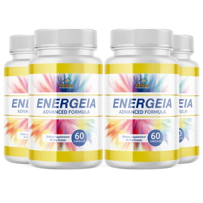 ENERGEIA - Keto y Soporte de Peso - 4 Botellas - 240 Cápsulas Foto 1 de 4