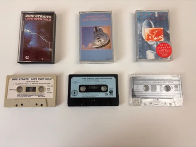 Dire Straits Cassette Tape Bundle – Vintage Rock Music Collection Used - Image 1 of 2