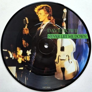 David Bowie - Never Let Me Down /'87 & Cry - 7" Picture Disc - EMI 1987 - (Exc) - Bild 1 von 3
