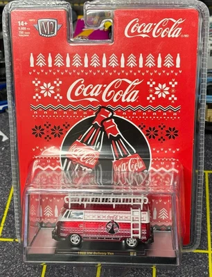 2025 M2 Machines Coca-Cola 1960 VW Delivery Van Christmas Xmas Santa SK10 - Image 1 of 3