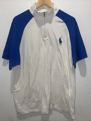 Camisa polo masculina de golfe Ralph Lauren 1/4 zíper tamanho GG - Imagem 1 de 4