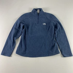 North Face Pullover Womens Large Fleece Half Zip Lightweight Outdoors Hiking - Picture 1 of 9