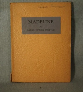 rare old book Madeline Christmas Glen Oaks David Hopkins Rolston Harrisonburg Va - Picture 1 of 4