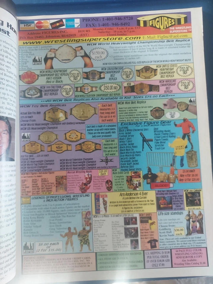 Anuncio de figura de supertienda de lucha libre superestrellas clásicas WCW  Foto 1 de 1