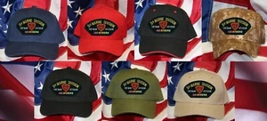 3RD MARINE DIVISION HAT PATCH CAP VIETNAM VETERAN  US MARINES PIN UP 3RD MAR DIV - Picture 1 of 16