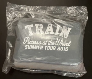 Train Band Picasso At The Wheel 2015 Tour Blanket 5'x4' Brand New Factory Sealed - Picture 1 of 2