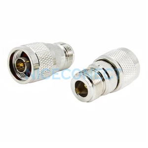 1x Conector Adaptador Coaxial RF Tipo Recto Enchufe N Macho a N Hembra Nuevo - Imagen 1 de 5