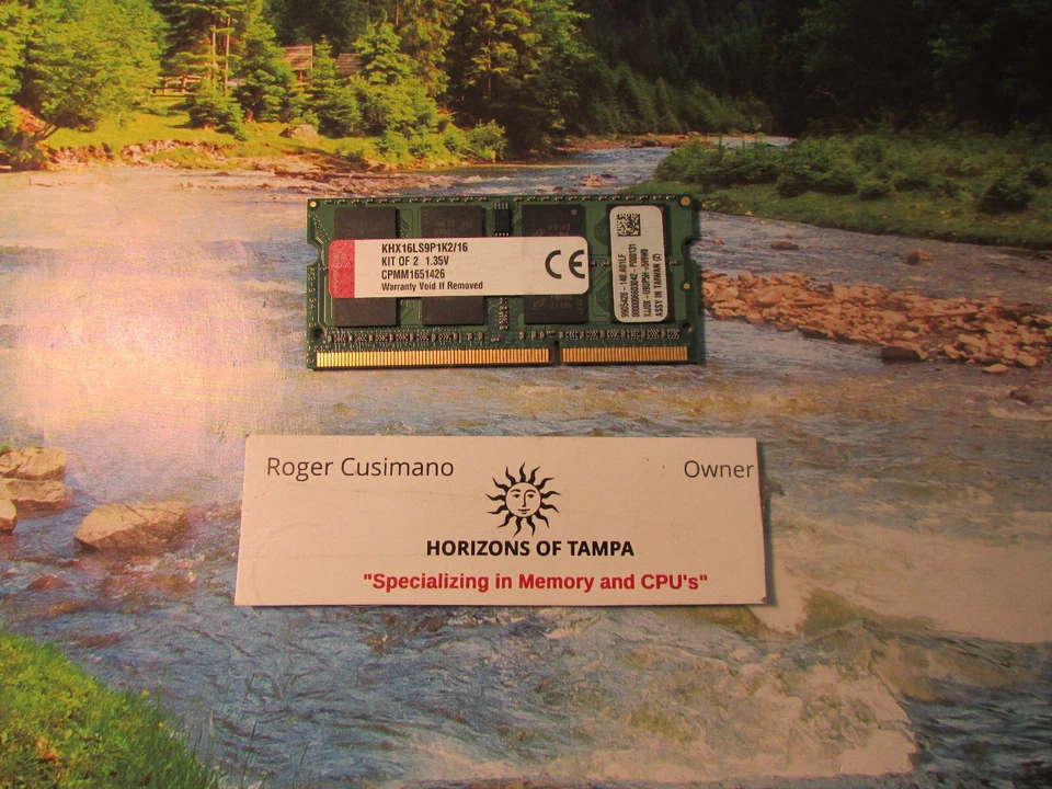 Kingston HyperX SODIMM  8GB SDRAM PC3-12800 Memory Kit KHX16LS9P1K2/16 - SINGLE - Image 1 of 1