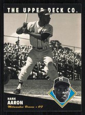 1994 Upper Deck All-Time Heroes #144 Hank Aaron - - - Near Mint