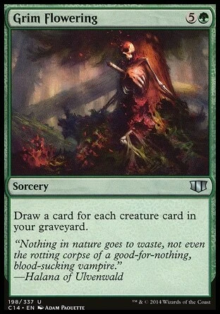Magic the Gathering MTG Grim Flowering (198) Commander 2014   LP - Image 1 of 1