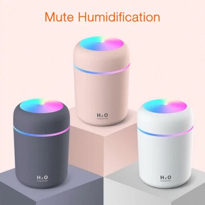 Aroma Humidifier Essential Oil Diffuser Grain Ultrasonic Air LED Aromatherapy US - Image 1 of 4