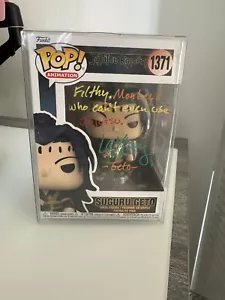 Jujutsu Kaisen Anime Suguru Geto #1371 Signed By Lex Lang Funko Pop JSA COA - Picture 1 of 5