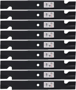 9 Rotary® Blades for Exmark® 1-633483 103-0301 103-0301-S 60" Deck - Picture 1 of 7