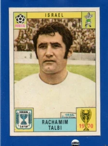 FIGURINA CALCIATORI PANINI MEXICO 70 RACHAMIM TALBI ISRAEL REC REMOVED - Imagen 1 de 2