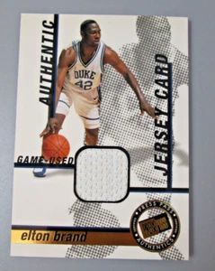 Elton Brand #JC1 /300 NCAA 1999 Press Pass Certified Authentic Game Used Jersey - Picture 1 of 10