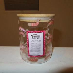 Tarro de almacenamiento Be My Valentine Ciroa Dachshund perro corazones de amor 16,9 fl oz NUEVO - Imagen 1 de 14