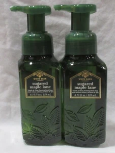 Bath & Body Works Gentle & Clean Foaming Hand Soap Set of 2 SUGARED MAPLE LANE - Picture 1 of 4