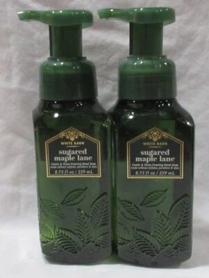 Bath & Body Works Gentle & Clean Foaming Hand Soap Set of 2 SUGARED MAPLE LANE - Image 1 of 4