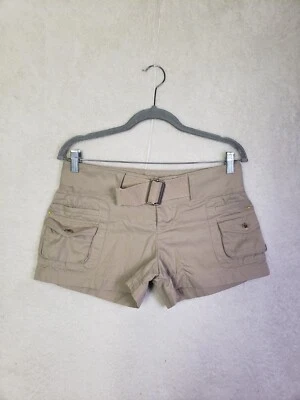 Pantalones cortos Ralph Lauren para mujer 4 beige 100 % algodón tiro medio cargo Foto 1 de 4