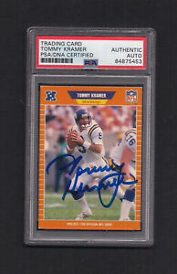 Tommy Kramer Signed 1989 Pro Set Football card #232-PSA/DNA Minnesota Vikings