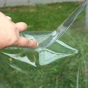 transparente Folie 0,5mm dünn Kunststofffolie Klarsichtfolie Tischfolie Fenster - Bild 1 von 2