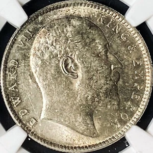 INDIA, British. 1904, Rupee, Silver - NGC MS62 - Calcutta - Picture 1 of 6