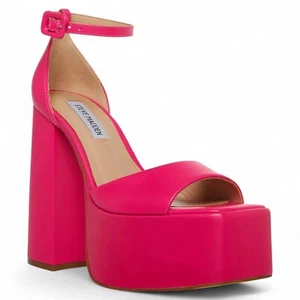 Steve Madden Mujer KASSIANI Punta Abierta Plataforma Tacones (Talla 11) - Imagen 1 de 3