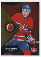 1995-96 Score Border Battle Pierre Turgeon Montreal Canadiens #90