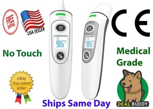 Medical NO TOUCH-CONTACT Infrared Thermometer Digital Instant Fever Temperature - Picture 1 of 9