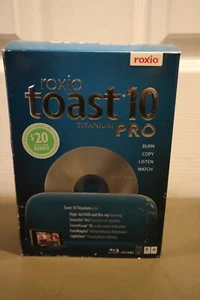 NEW Roxio Toast 10 Titanium Pro For Mac OS X 10.5 Leopard Mac OS - Picture 1 of 8