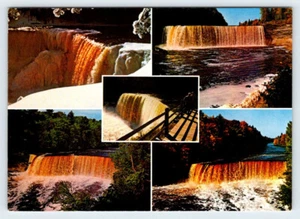 Postal de colección 4x6 de Upper Tahquamenon Falls en Michigan AF539 - Imagen 1 de 2