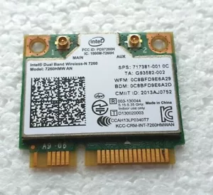 Tarjeta Wifi Genuina Asus N550J N550LF N550JV Q550LF Q550LF Intel 7260 PROBADA - Imagen 1 de 1