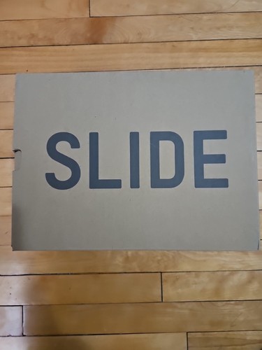 Adidas Yeezy slides Ardesia Grigio Sale Taglia 12 Originali SLTMRN Nuove YZY