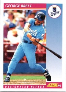 1992 Score #650 George Brett
